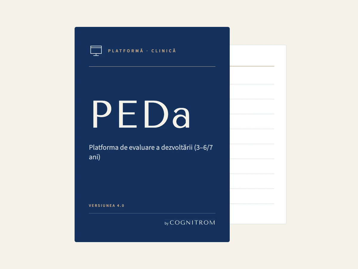 Cutia kitului PEDa: Platforma de evaluare a dezvoltării (3–6/7 ani), Cognitrom